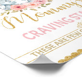 Poster Mommy's Craving Station Elephant Twins Baby shower (Coin)