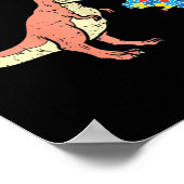 Poster Mommysaurus Puzzle Dinosaur Sensibilisation sur l' (Coin)