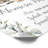 Poster Momosa Bar Eucalyptus Bois Bébé Animaux (Coin)