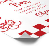 Poster Momosa bar Whimsical Bow Italian Pizza (Coin)