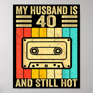 Poster Mon 40e Mari Anniversaire de Mari 40