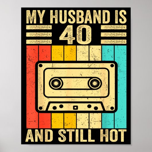 Poster Mon 40e Mari Anniversaire de Mari 40 (Devant)