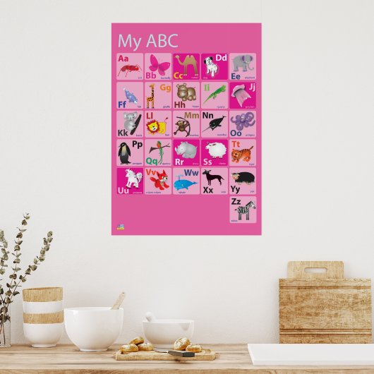 Poster Mon ABC (Cuisine)