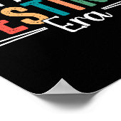 Poster Mon âge de test Funny Test Day Teacher Test Day (Coin)