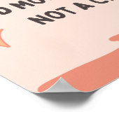 Poster Mon Allergie N'Est Pas Une Blague (Coin)