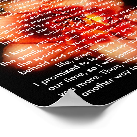 Poster Mon amour (Coin)