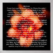 Poster Mon amour (Devant)