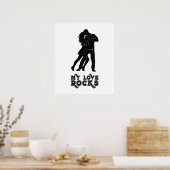 Poster Mon amour est formidable - Couple de danseurs (Cuisine)