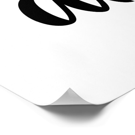 Poster Mon amour lèvres (Coin)