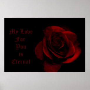 Poster Mon Amour Pour Vous Est Éternel