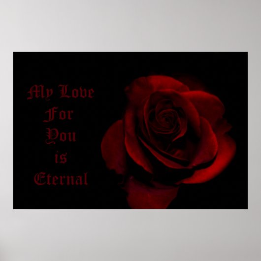 Poster Mon Amour Pour Vous Est Éternel (Devant)