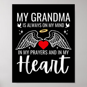 Poster Mon ange gardien de grand-mère Ciel Mémorial Amour