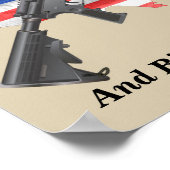 Poster Mon AR15 Ne Doit Pas Être Violé Par Biden (Coin)