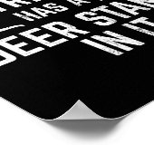 Poster Mon Arbre Familial A Un Deer Stand Dans Le Prem De (Coin)