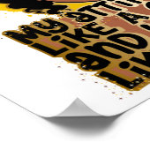 Poster Mon Attitude Est Comme Une Couronne Et Je La Porte (Coin)