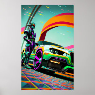 Poster Mon Autre Chauffeur Est une Voiture