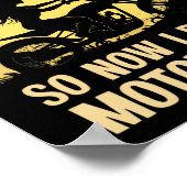 Poster Mon Balcon S'Est Écrasé Alors Maintenant Je Passe  (Coin)