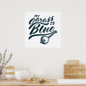 Poster Mon banjo est bleu (Cuisine)