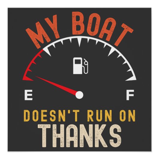 Poster Mon Bateau Ne Fonctionne Pas Grâce (Devant)