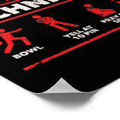 Poster Mon Bowl Technique De Bowling hurle À 10 Pin Priez (Coin)