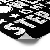 Poster Mon Bowler Favori Stepdad Bowling Step-papa D'Un B (Coin)