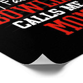 Poster Mon Bowling préféré m'appelle Bowling Mom Bowler (Coin)