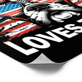 Poster Mon boxeur aime Trump (Coin)