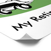 Poster Mon bureau de retraite (Coin)