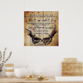 Poster Mon cadeau de mari | Lettre Pour Lui | (Cuisine)