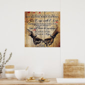 Poster Mon cadeau de mari | Lettre Pour Lui | (Cuisine)