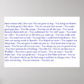 Poster Mon cadeau de noël (Devant)