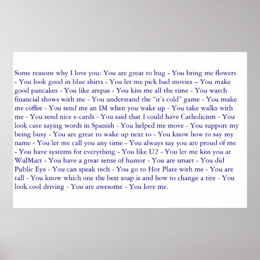 Poster Mon cadeau de noël (Devant)