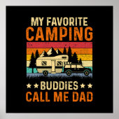 Poster Mon Camping Préféré - Les Potes M'appellent Papa (Devant)