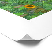 Poster Mon caniche et sa balle. (Coin)