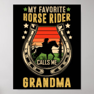 Poster Mon cavalier Préféré M'Appelle Grand-Mère D