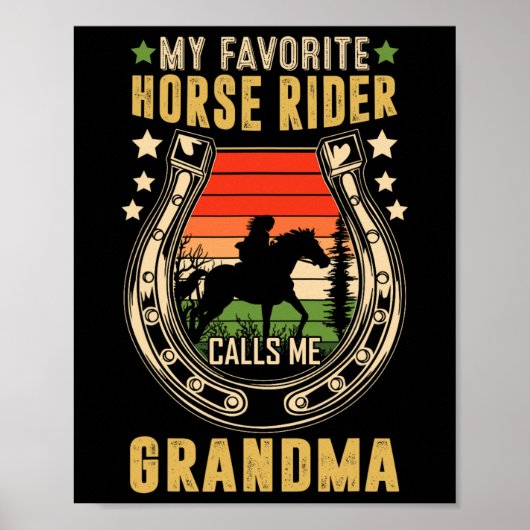 Poster Mon cavalier Préféré M'Appelle Grand-Mère D (Devant)