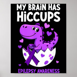 Poster Mon Cerveau a Dino Hicc Sensibilisation à l'épilep