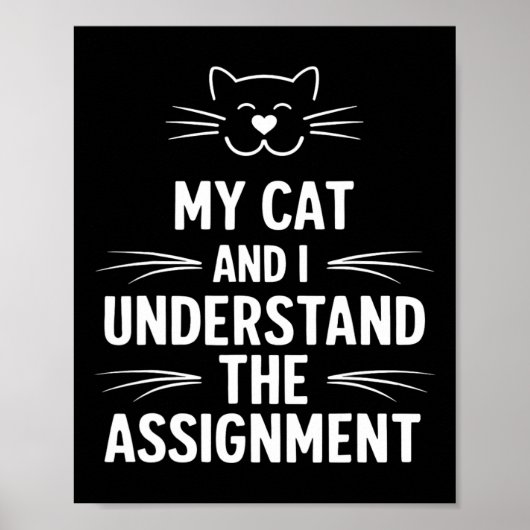 Poster Mon Chat Et Moi Comprenons L'Ignement Démocrate Li (Devant)