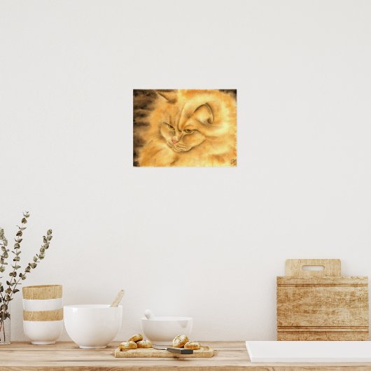 Poster Mon chat préféré (Cuisine)