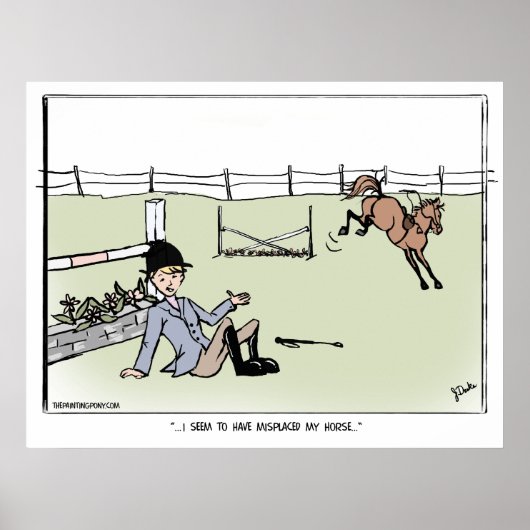 Poster Mon cheval déplacé (Devant)