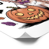 Poster Mon chien est My Boo Halloween (Coin)