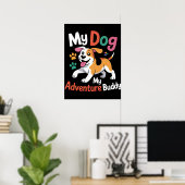Poster Mon chien, mon pote d'aventure (Bureau à domicile)