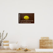 Poster "Mon choix" Motivation Affirmation (Cuisine)