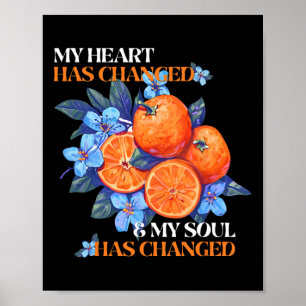 Poster Mon cœur a changé et mon âme a changé Orang