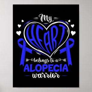 Poster Mon Coeur Appartient À Alopecia Warrior Alopecia A