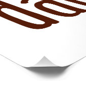 Poster Mon coeur appartient à un Dachshund (Coin)