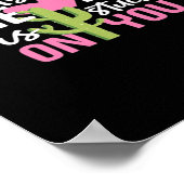 Poster Mon cœur est collé sur vous Cactus Conception sinc (Coin)
