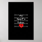 Poster Mon coeur est pris (Devant)