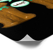 Poster Mon coeur fait mal au lapin lapin au chocolat Joye (Coin)