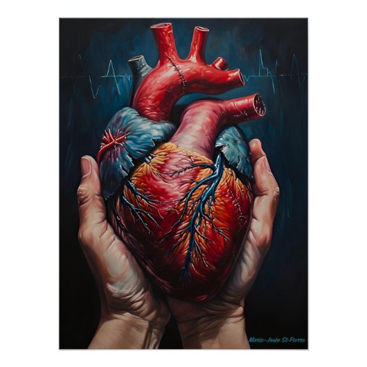 Poster Mon cœur meurtri et scarifié (Devant)